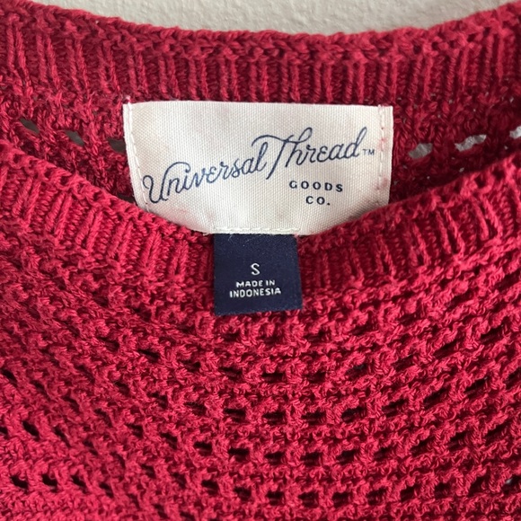 Universal Thread Red Knit Top - Picture 5 of 8